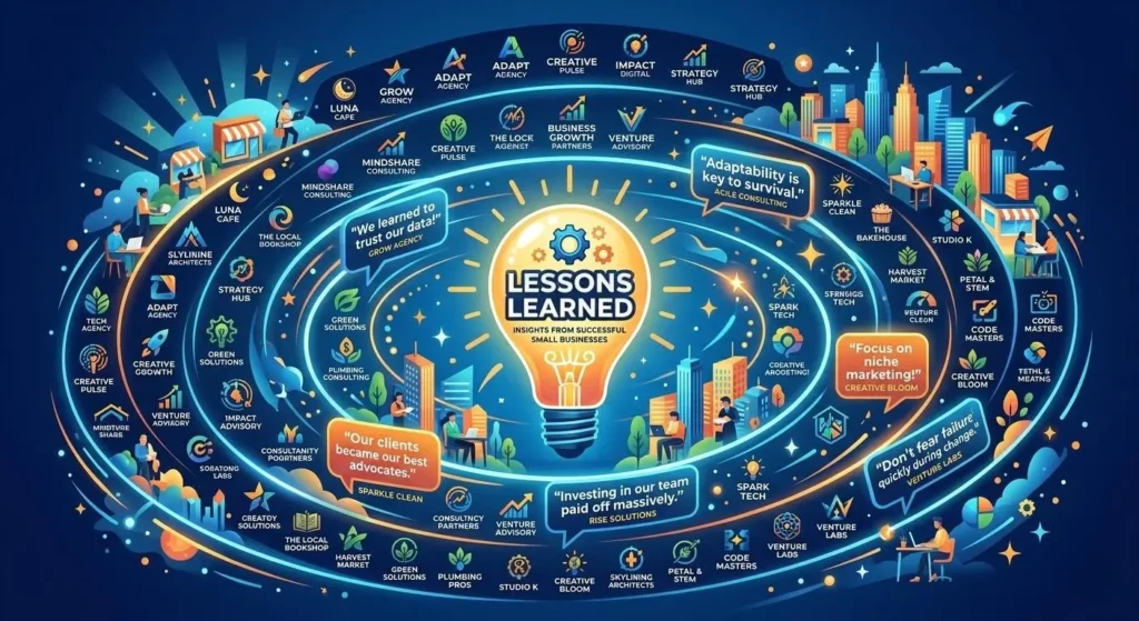 What we learned helping 50+ small businesses with AI implementation: start tiny, clean data, augment humans.