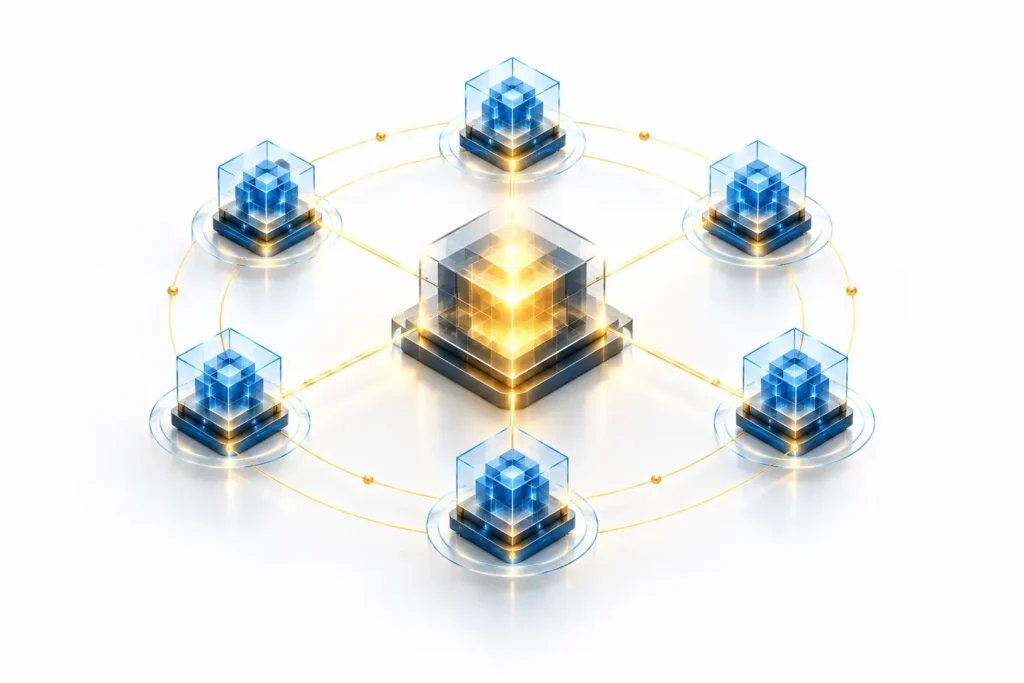Team prompt library governance and scaling visual for marketing prompt templates consistency.